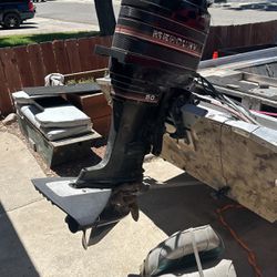 50hp mercury outboard 2 stroke For Sale Or Trade For Smaller Motor 