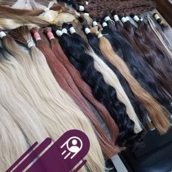 100% Human Hair Extensions 