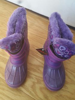 Kid winter boots , size 12