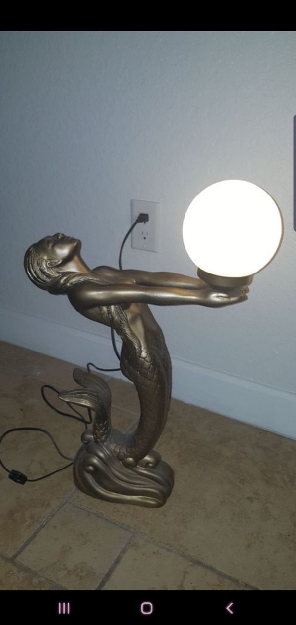 Mermaids statue lamp for Sale in Miami, FL OfferUp