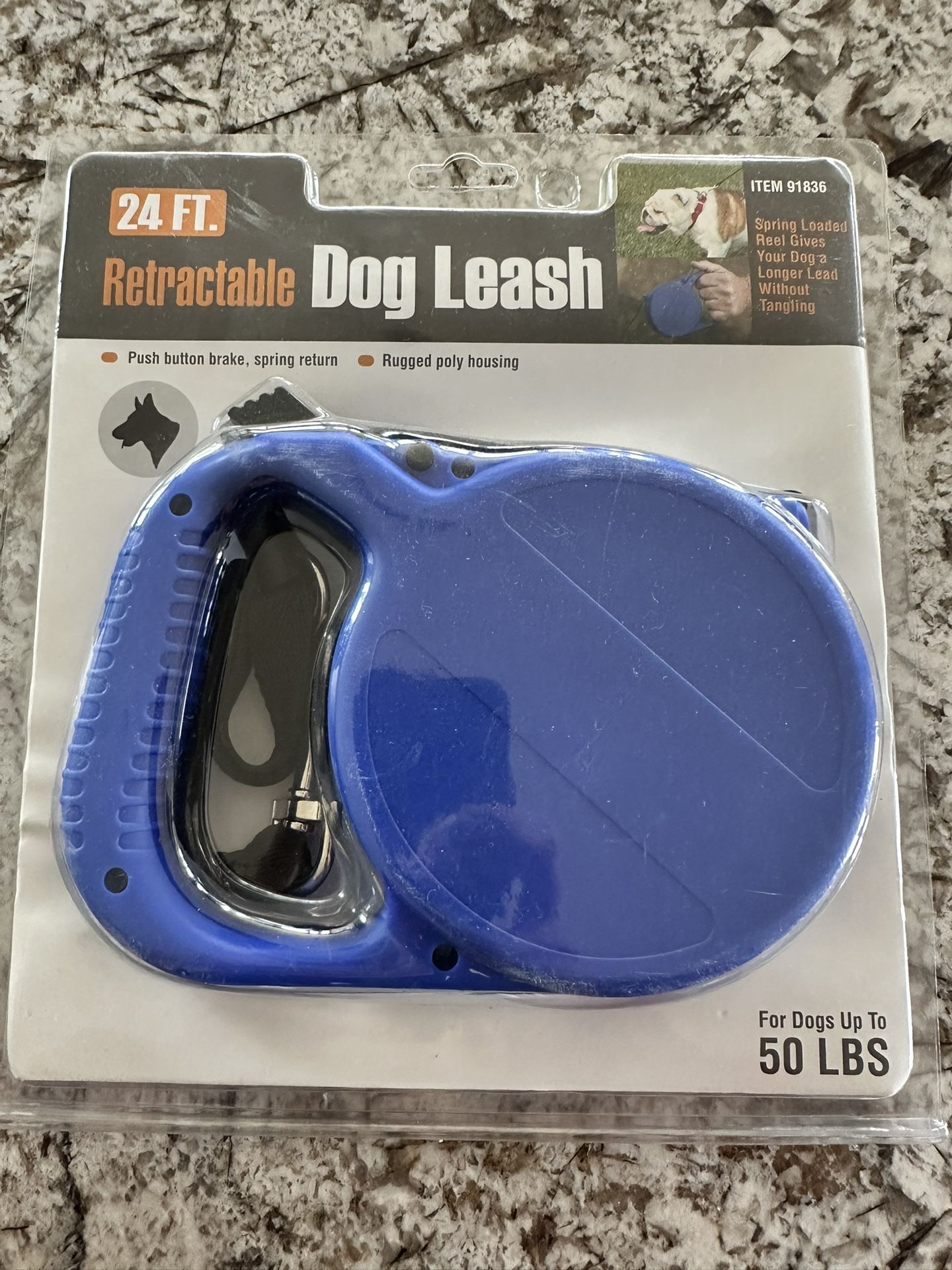 Dog Leash 24 Ft For Up To 50 Lbs