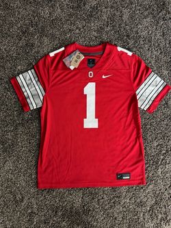 New Mens Nike Ohio State OSU Buckeyes Game Home Football Jersey #1 Size Large 2026