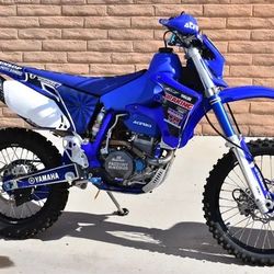 2003 Yamaha WR450F Electric Start 750miles AZ plated