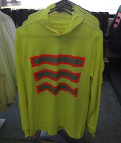 High Visibility Safety Long Sleeve Shirt with Hoodie