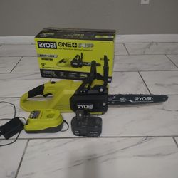 Ryobi 18v 12" Whisper Series Chainsaw Se Abla Espanol 
