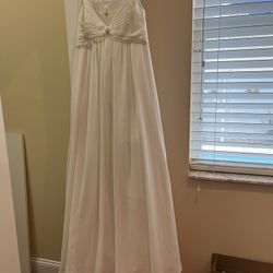 Wedding Dress Size 12  $50.00