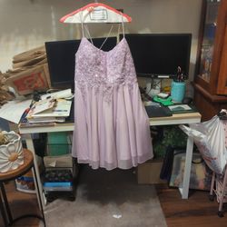 Prom And Hoco Dresses Lavender Purple corset Size 16.