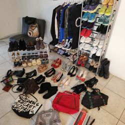 $350 Everithing. Woman used  Lot -  Clothes Sz Medium & Shoes Sz 9.5 Homestead 33033

Calvin  Klein. Under Armour. Timberland, Hoka One, Nike, Adidas,