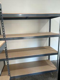 Garage Storage Rack Shelving 6 ft W x 2 ft D Boltless Supply Shelves Stronger Than Homedepot Lowes And Costco Delivery Available