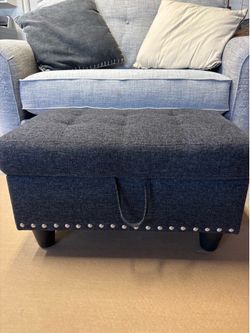 Ottoman footrest with storage