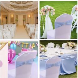 Chair Sashes ( Baby blue ) 10pcs