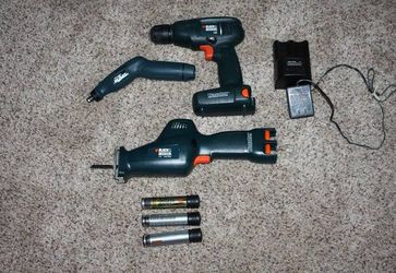 Set of 3 Black Decker VersaPak Cordless tool set for Sale in Garland TX OfferUp