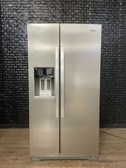 WHIRLPOOL SIDE BY SIDE REFRIGERATOR w/WARRANTY! R2448A
