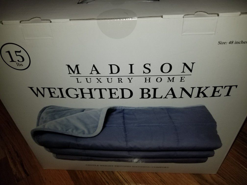 Luxury home 15lb weighted blanket