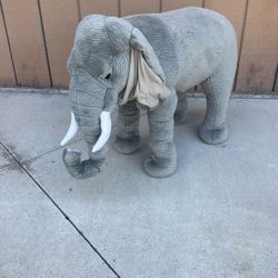 2 Foot Tall, Plush Toy Elephant