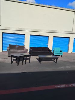 Sofa couch loveseat lounge chair end tables coffee table - delivery available