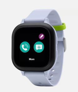 Verizon Gizmo Watch 2 Kids Smartwatch - Light Blue + Extra Gray Band & Charger