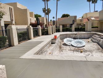 Bags of concrete