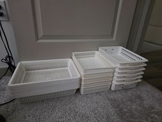21-Piece Plastic Storage Basket Set