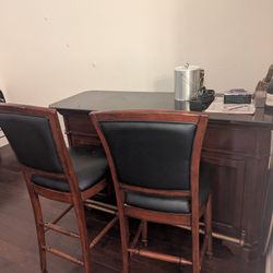 Heavy Duty Bar With Stools For Sale