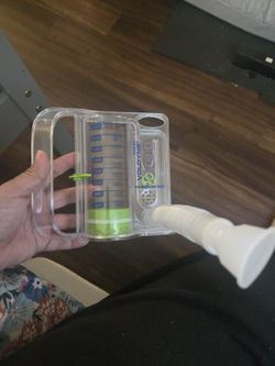 Spirometer Cleaned And Disinfected. $5