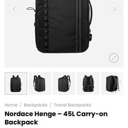 Nordace Henge 45 Liter carry-on backpack