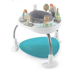 Ingenuity Spring & Sprout 2-in-1 Baby Activity Center Jumper and Table
