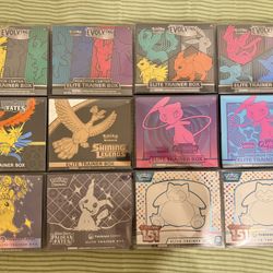 Pokemon center Elite Trainer box for sale