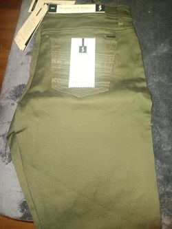 Mens Olive Green Polo Pants Size 36