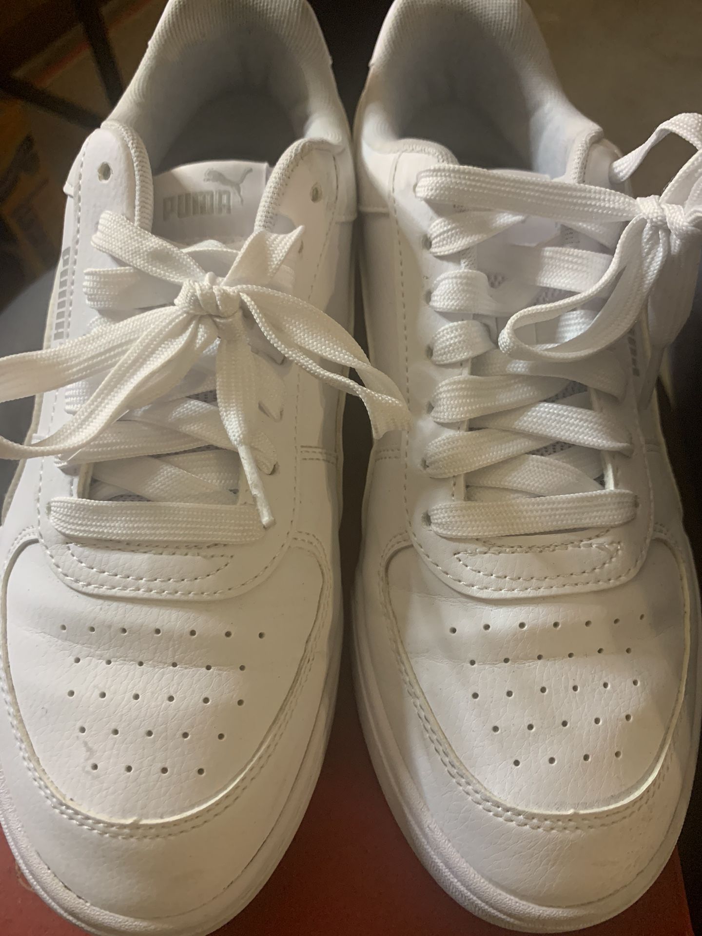 White Puma Caven Jr. Sneakers - Size 7c