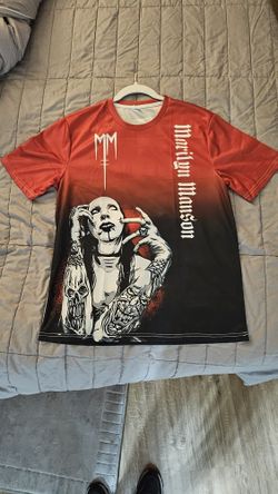 New Large Marilyn Manson 2024 Concert Shirt