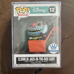 Clown in jack in the box cart Funko