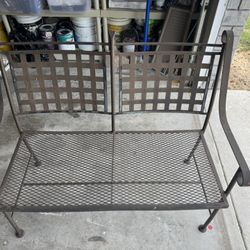 Iron Bench Chair 