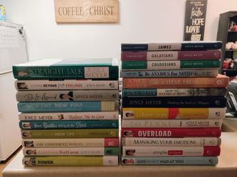 JOYCE MEYER BOOKS (23 total)$40 for the set