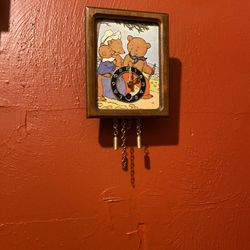 Beautiful Small German Hummel Wall Clock