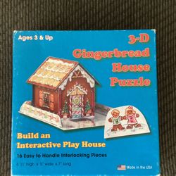 3-D Gingerbread House Puzzle 