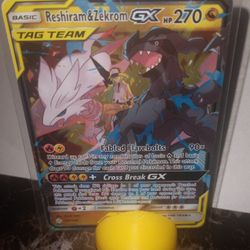 Pokemon Reshiram Gx Tagteam Nm Condition