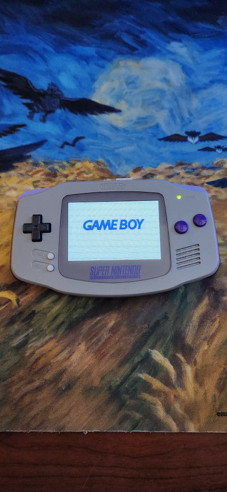 Custom Nintendo Gameboy Advanced (Snes Theme)
