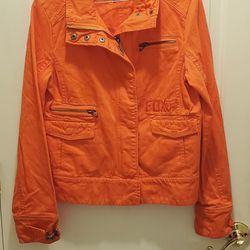 Women's Fox Savoy Orange Crush Moto Jacket
