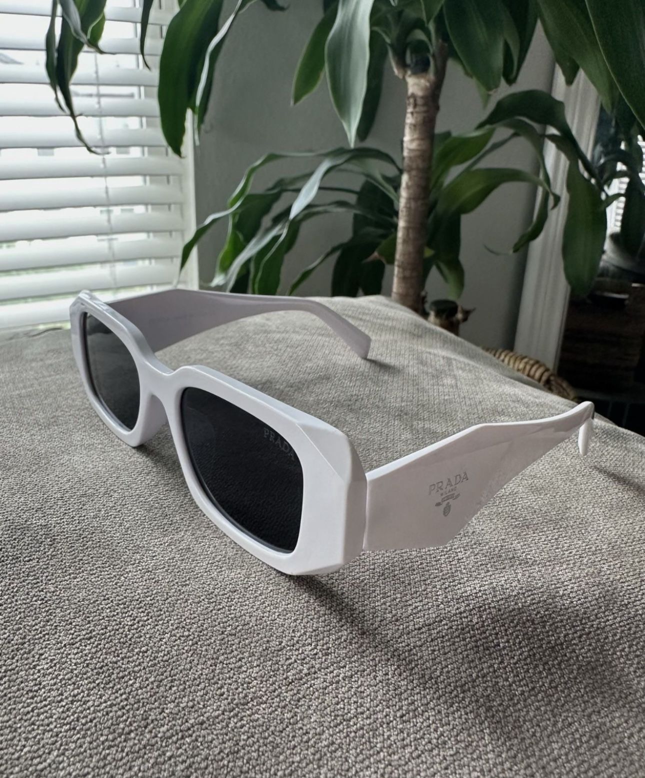 White Prada Sunglasses
