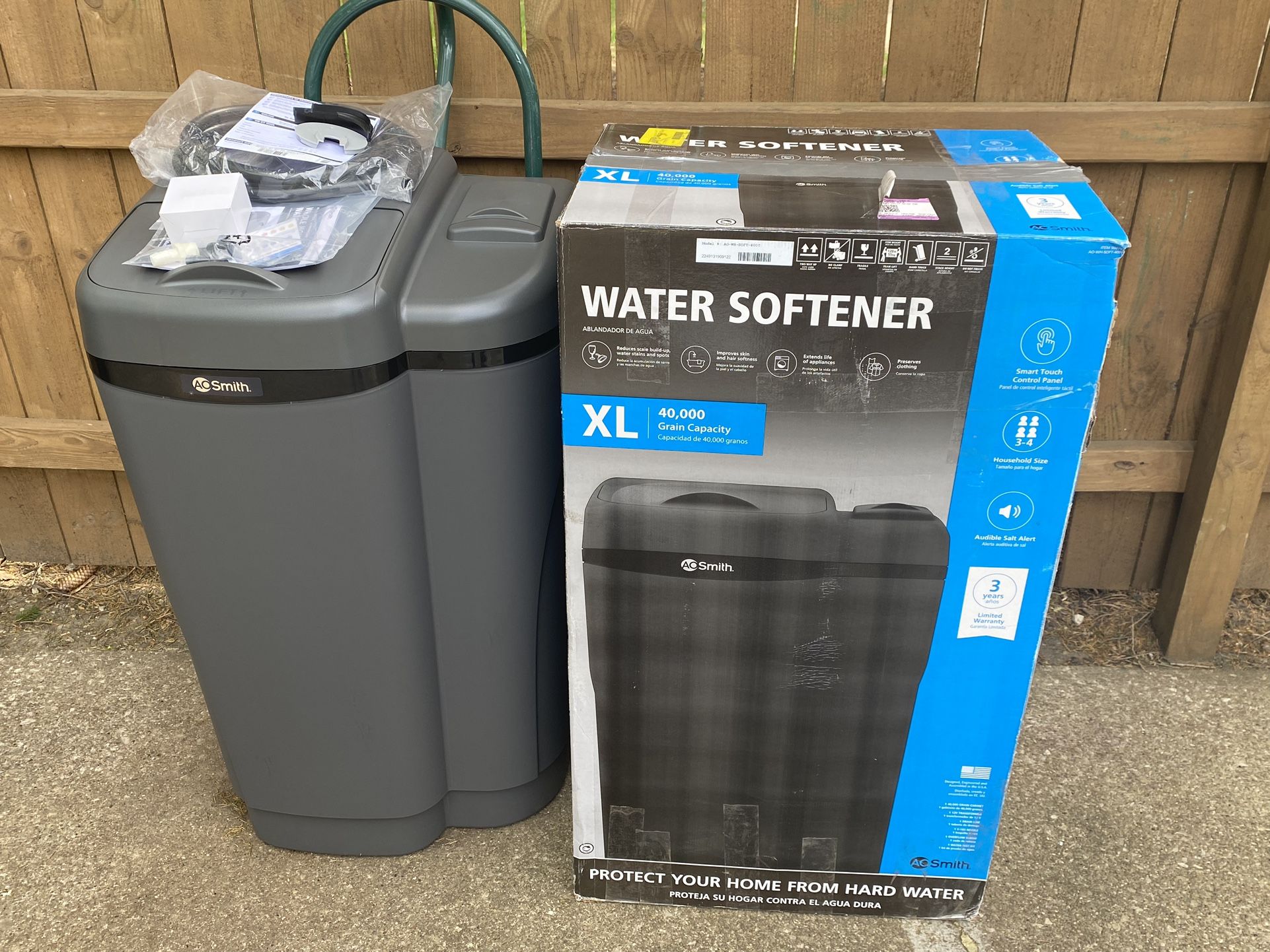 A.O. Smith 40000-Grain Water Softener System