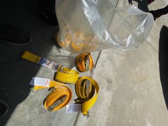 New Track clip ratchet ties heavy duty