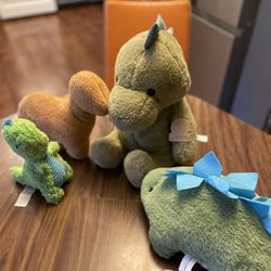 Dinosaur Plush Lot 
