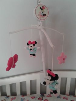 Baby bed musical mobile like a new.