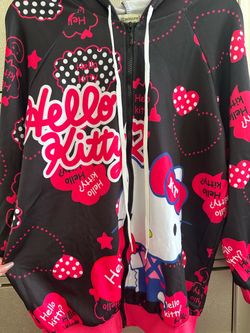 Hello Kitty Full-Zip Graphic Hoodie