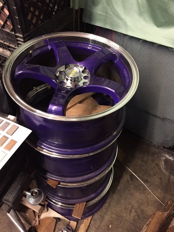 $250 17 INCH GTR SPORT RIMS FOR UNIVERSAL 5 LUG NISSAN HONDA TOYOTA ACURA ALL 4