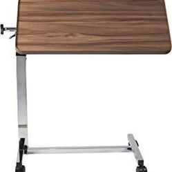  DMI Tilt-Top Overbed Table, Bedside Table with Wheels (New In Box)