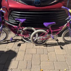Matching Kids Bikes 