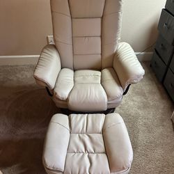 Recliner Lounge Chair With Ottoman