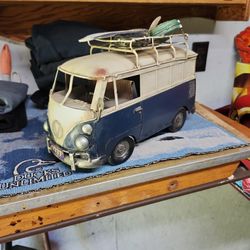 Vintage Metal VW Van 